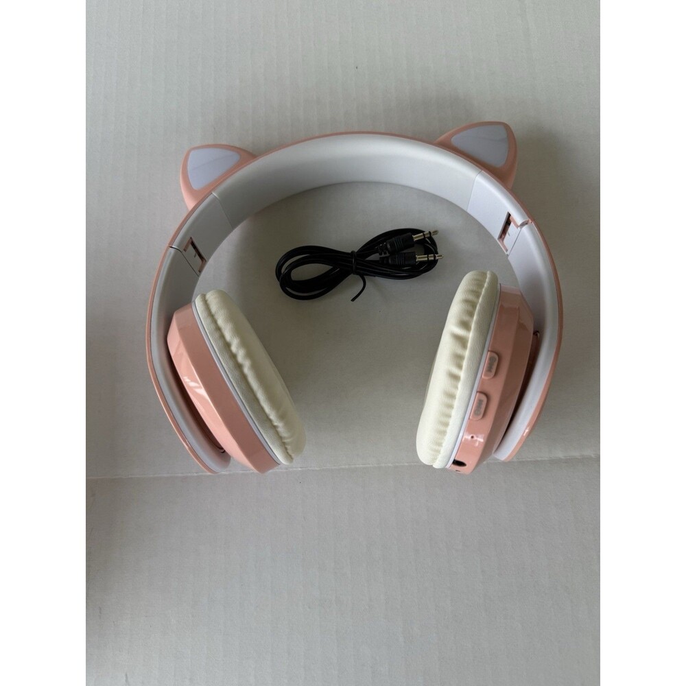 Headset Ear Bluetooth Headset B39 Ear Wireless Headset LED Flashing Pink New - Picture 4 of 10